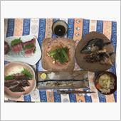 秋の味覚　秋刀魚に芋煮