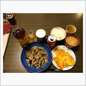 茄子豚肉ピーマン炒め＋カニカ ...