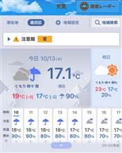 秋雨前線を転げ落とす‼️
