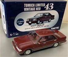 1/43TLVのY31グロリアHT V30ターボブロアムVIP(1987)です♪ 1/43TLVのY31グロリアHT V30ターボブロアムVIP(1987)です♪