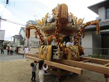 祭り屋台の展示