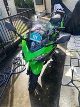 やっと洗車できました＠Ninja400