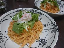 今日のしぇ夫 松葉ガニのトマトクリームパスタ
