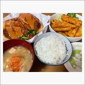 今夜の晩飯は〜😋