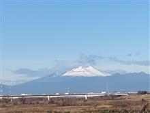 浅間山、初冠雪❄️