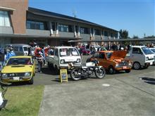 第1回 昭和平成なつかしオールドカー展示会in埼玉川島町 カーフェスティバルinかわじま 2スト ST30 キャリイ RG250E 初期2シーターシングルナンバーフロンテクーペ ミニカ70 
