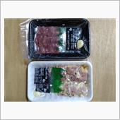 鶏のたたきと砂ズリの刺身を食 ...