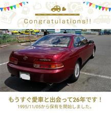 愛車と出会って26年! 愛車と出会って26年!