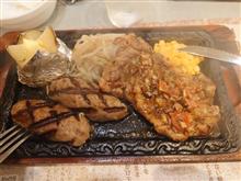天神でハンバーグディナー　センターリバー