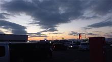 秋らしい空…。