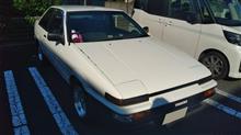 早朝ハチロクトレノ洗車