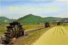 復活したWATER WHEEL　(新野の水車)