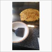 お好み焼き城　牛すじお好み焼き