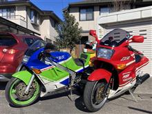 赤鯱 ZX-10　11年の眠りを経て？！路上復帰♪気分上々😊ZX-4は・・・💦