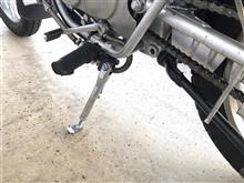 可変長サイドスタンド取付けと充電圧調整対策完了のお話　SL125S