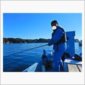 串本大島で後輩とカセ釣りをし ...