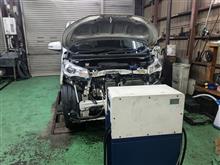 ＥＫカスタム CVTフルードをトルコン太郎にて圧送！