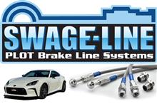 【適合追加】トヨタGR86（ZN8）＆スバルBRZ（ZD8）用のSWAGE-LINEステンレスメッシュ・ブレーキホースキット