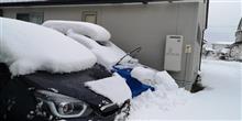 最悪の初雪かき