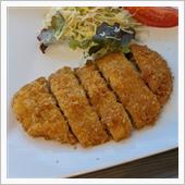 社食でおろしトンカツ定食