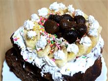 クリスマスケーキもどきを作ってみる