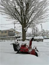 除雪機初出動