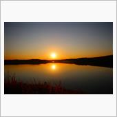 狭山湖夕景（2021年12月 ...