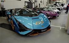 63台限定のハイパーカー、ランボルギーニ・シアンFKP37が5台も一堂に会する！