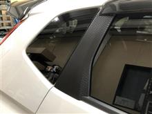 HONDA フィット GK５ の ピラーガーニッシュ施工！