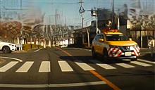NEXCOさん、横断歩道では一時停止しましょうね