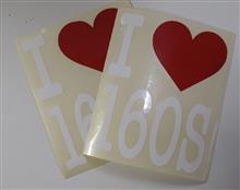 I LOVE 160S💓オリジナルステッカー