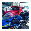 GSX-R125で買い物を。