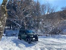 せっかく雪が積もったので