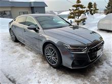 冬のドライブ終了、A7を洗車で慰労‼️