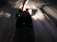 除雪機運転 5回目 早朝 除雪機運転 5回目 早朝