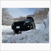 ランドクルーザープラドで大雪 ...