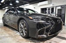 「下地処理で艶めくカラーへ」レクサス・LS500のガラスコーティング【リボルト宮崎】