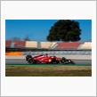 F1バルセロナテスト 2日目（結果）：順位・ラップタイム・周回数