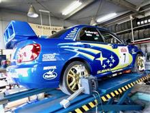 ボディのカラーリングとリアウイングがたまらないインプレッサ WRX STI GDBの純正ダンパーを、オーダーメイドの純正形状ショックアブソーバー“エナペタルZスペシャル”へ交換しリフレッシュ!!