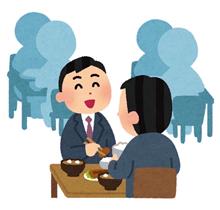 鳥ちゃんと戯れてから社食のような、昭和空間(*&#180;д｀*)ﾊｧﾊｧ