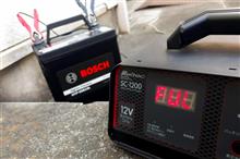 初期補充電が完了したので交換します