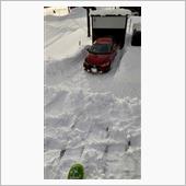 ４回目車庫雪下ろし‼️
