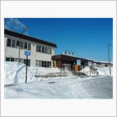 冬の室蘭本線 追分駅