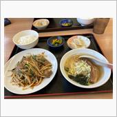 外食が続く　筋トレあまりできず