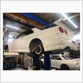 本日34の日に34君の車検…