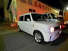 代車で朝市へ