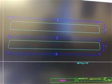 折り畳み式ウインドディフレクターの作図など