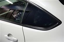 スバル 新型BRZ 【型式：ZD8】 トヨタ GR86 【型式：ZN8】専用ドライカーボン製ドアモールカバー予約販売開始！