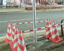 犯人の足跡…