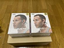 骨伝導イヤホンなどを買いました。
